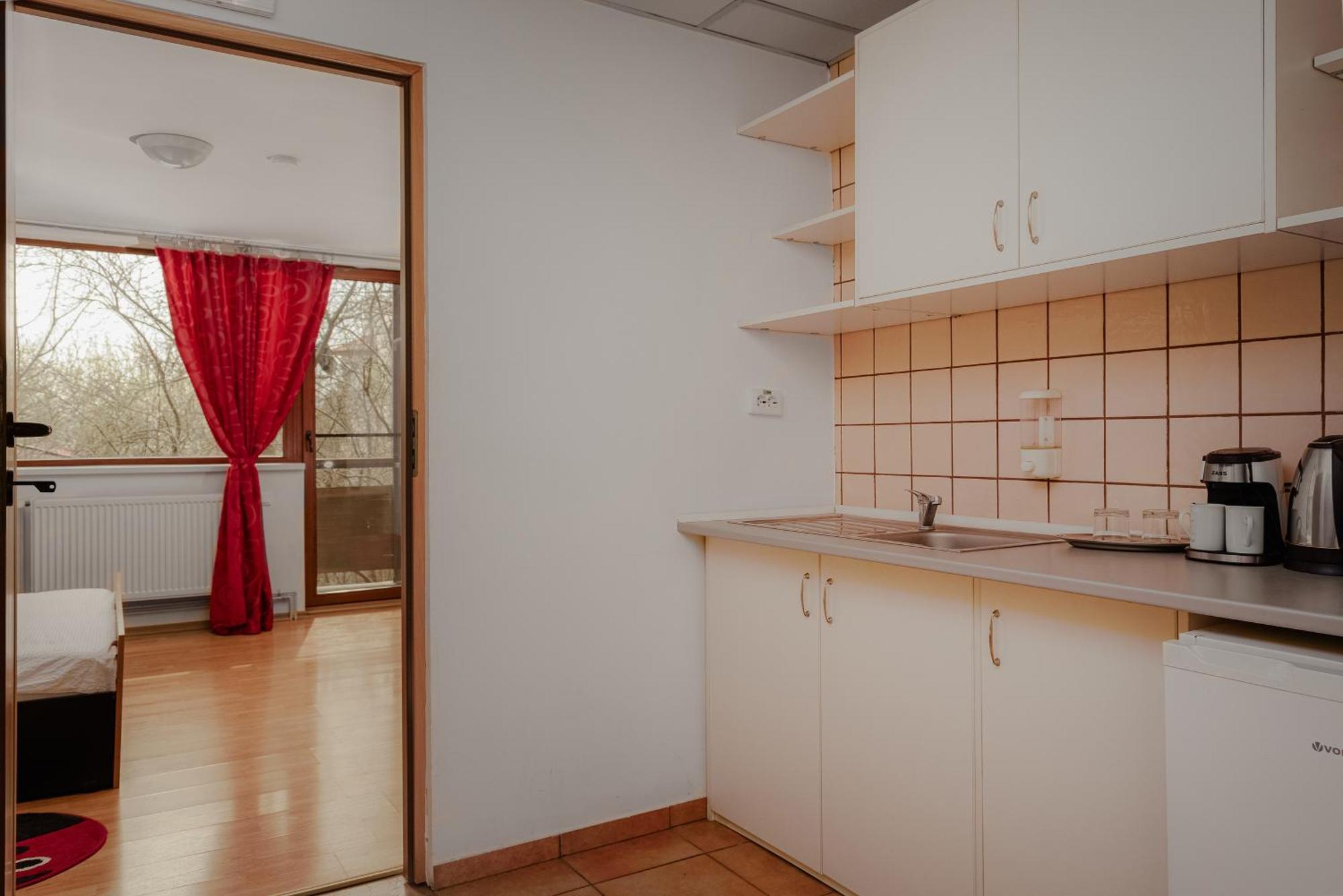 Ferienwohnung Business Transit Săftica Exterior foto